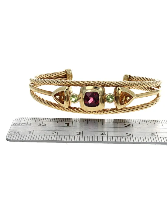 David Yurman Confetti Mixed Gem Cuff - Image 3