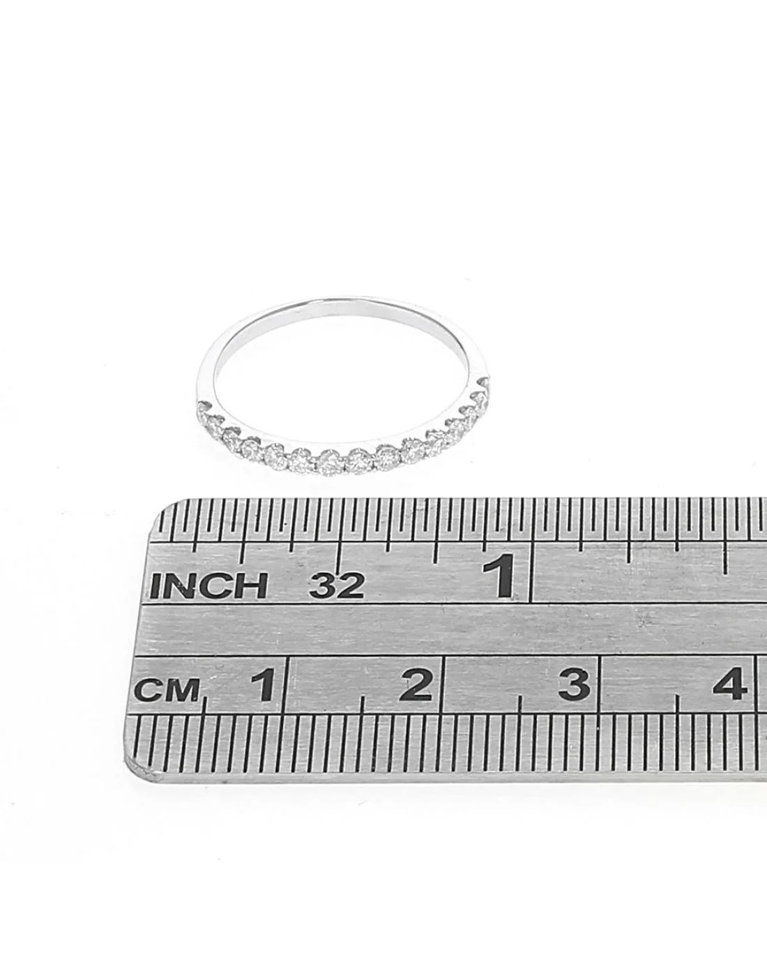Diamond Band in White Gold - Image 3
