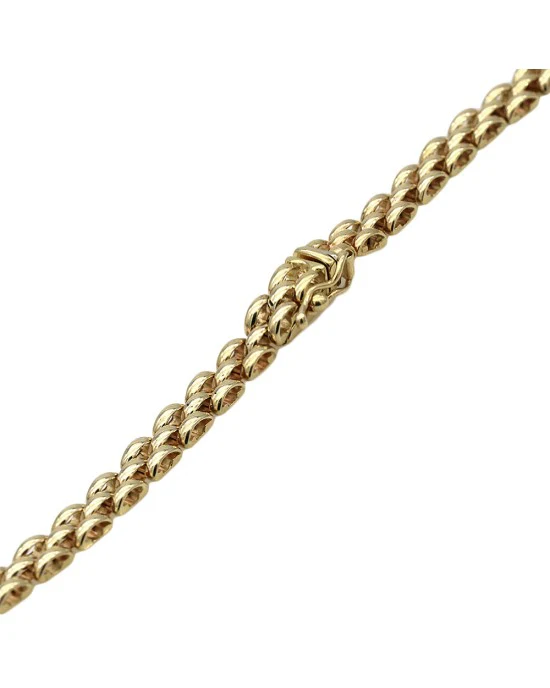 Diamond Chevron Station Panther Link Necklace - Image 2