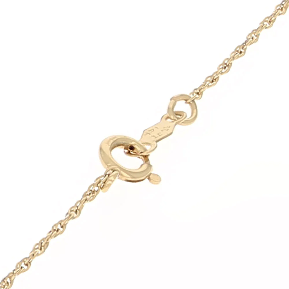 Diamond Cluster Miniature Drop Pendant - Image 2