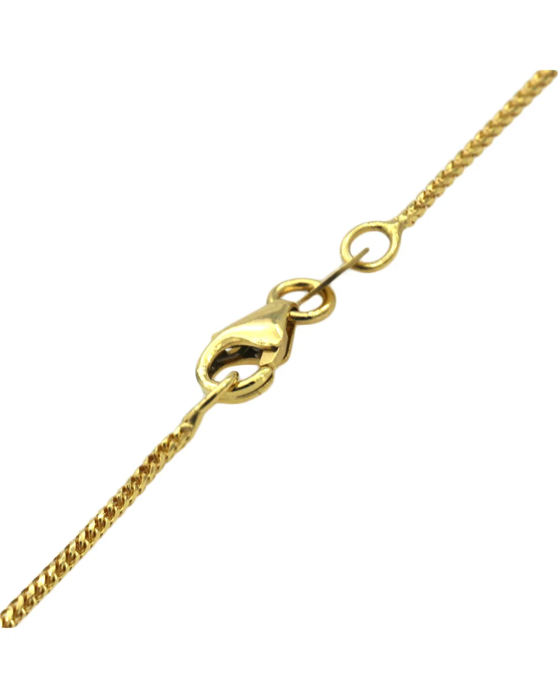 Diamond Cross Necklace in Yellow Gold - Image 2