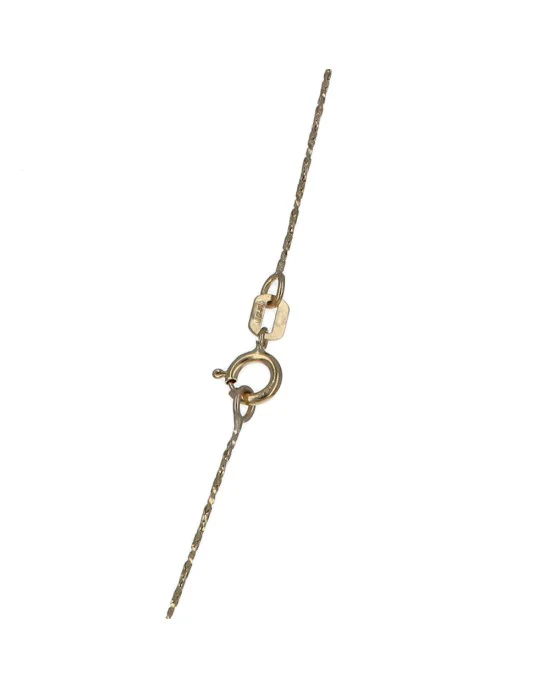 Diamond Cut Out Circle Drop Necklace - Image 2