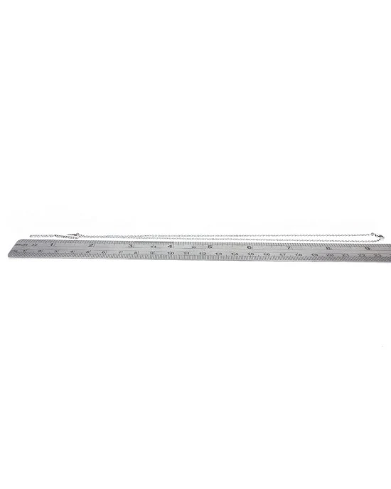 Diamond Double Bar Drop Necklace - Image 3
