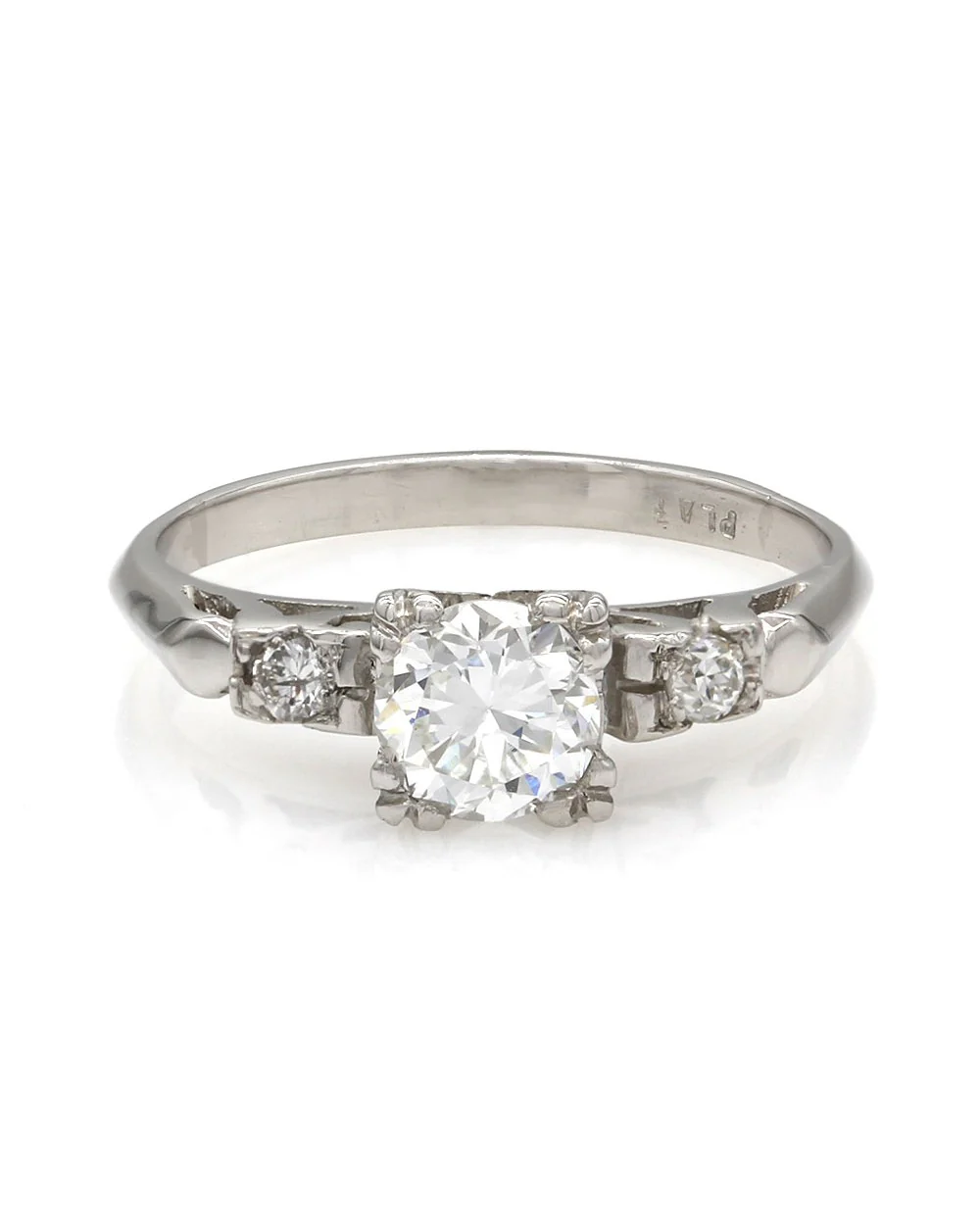 Diamond Engagement Ring in Platinum - Image 2