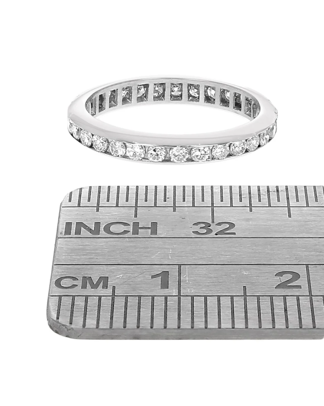 Diamond Eternity Band in Platinum - Image 3