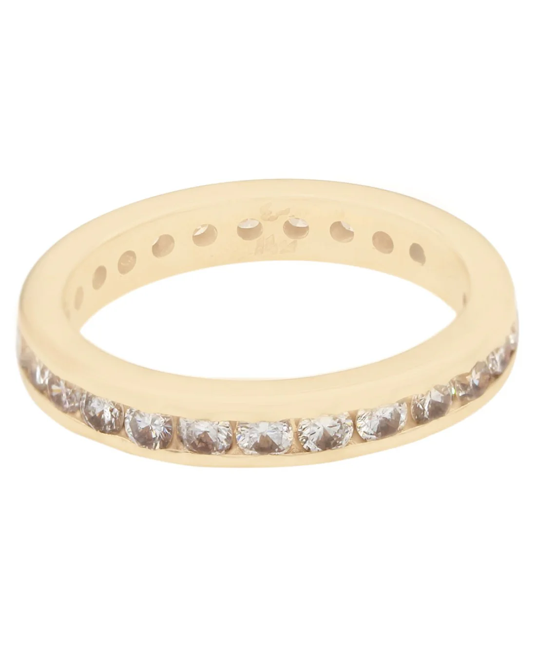 Diamond Eternity Band Ring in Gold - Image 2