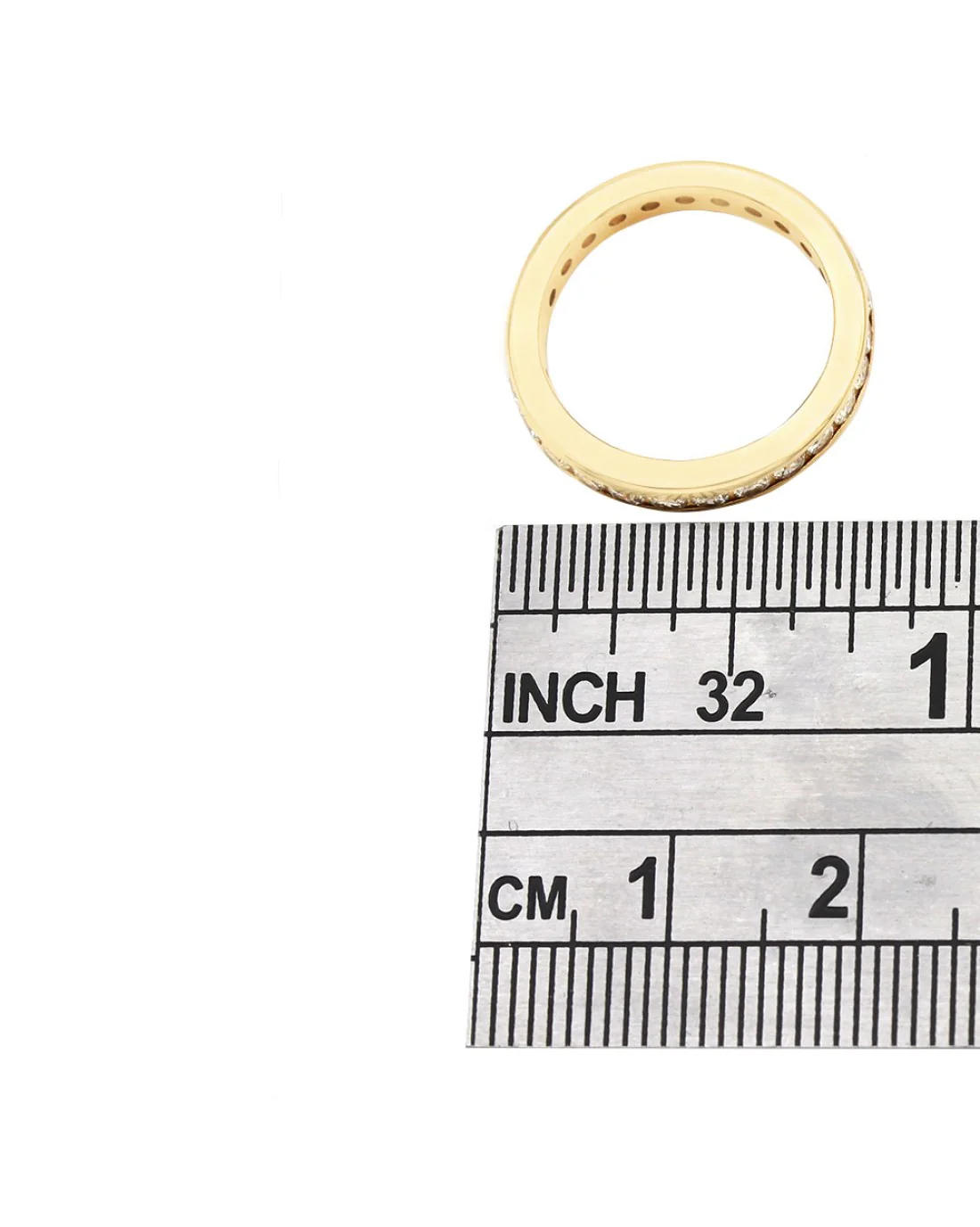 Diamond Eternity Band Ring in Gold - Image 3