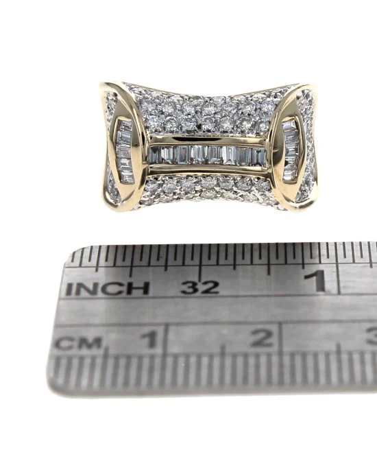 Diamond Fashion Ring in Yellow Gold - Image 3