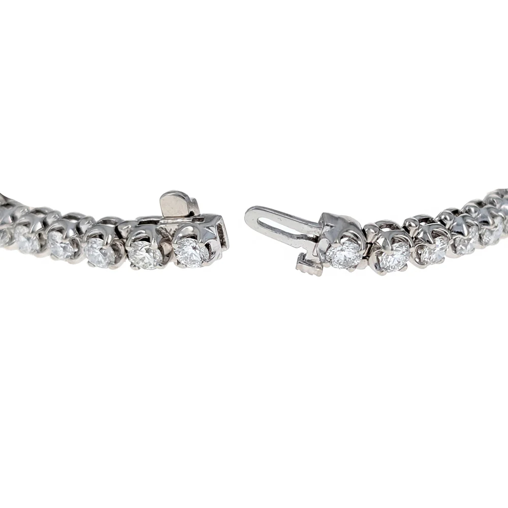 Diamond Inline Tennis Bracelet in White Gold - Image 2