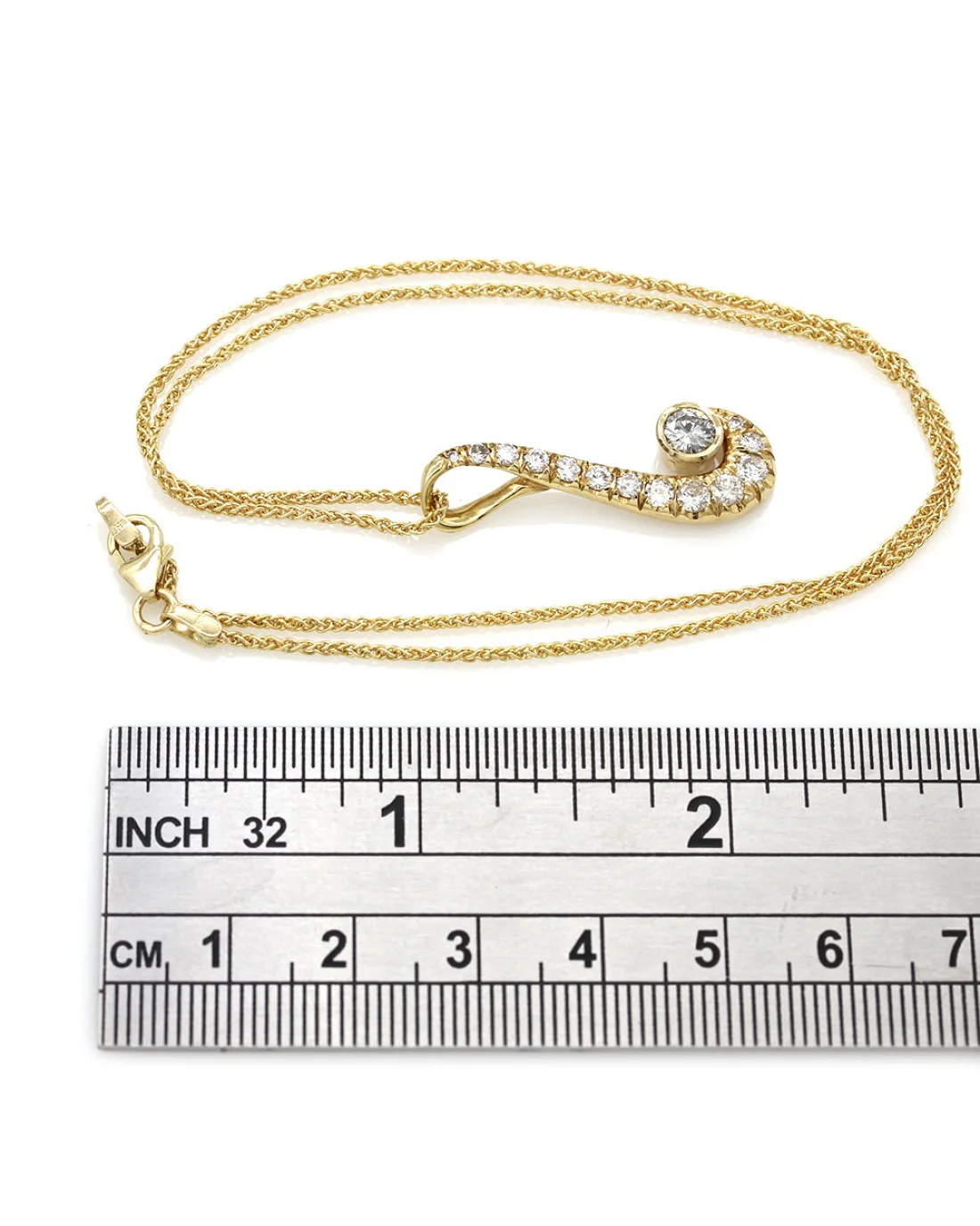 Diamond Journey Necklace in Gold - Image 3