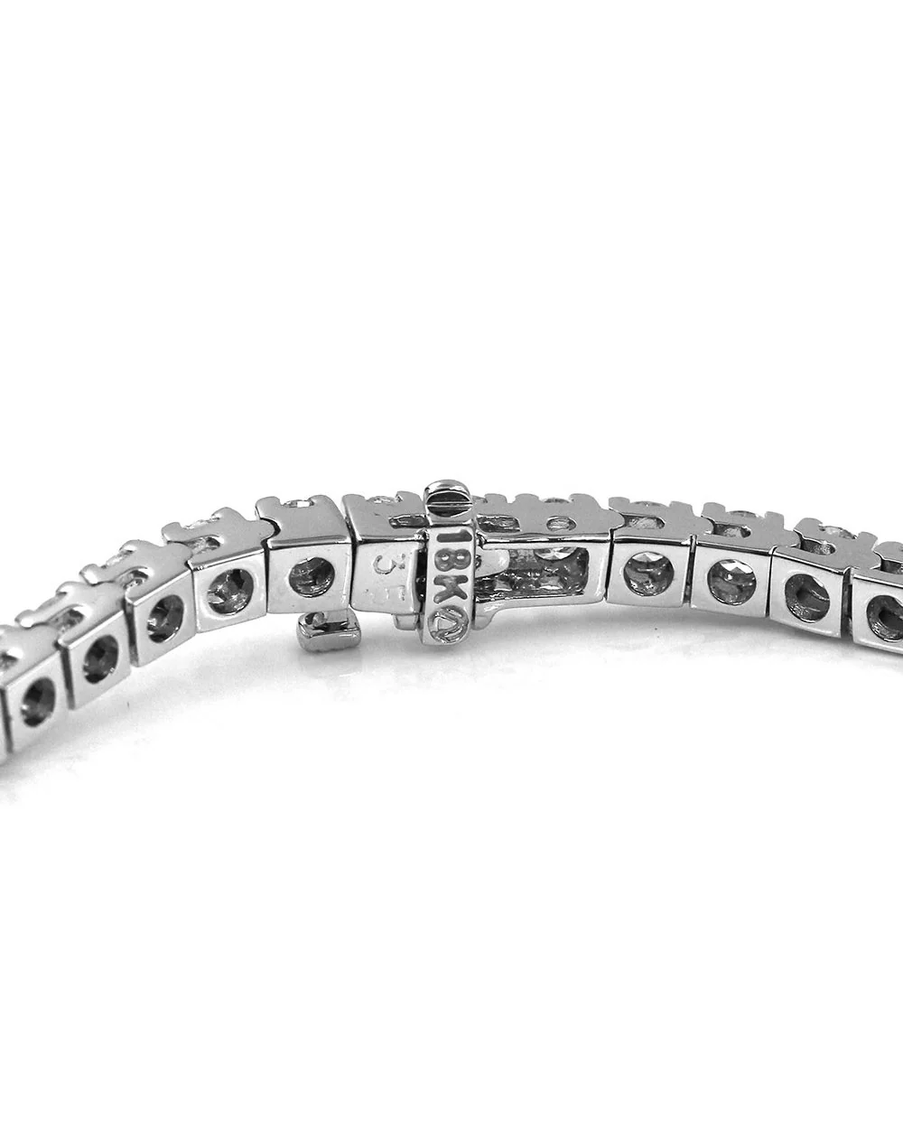 Diamond Line Bracelet in Gold - Image 2