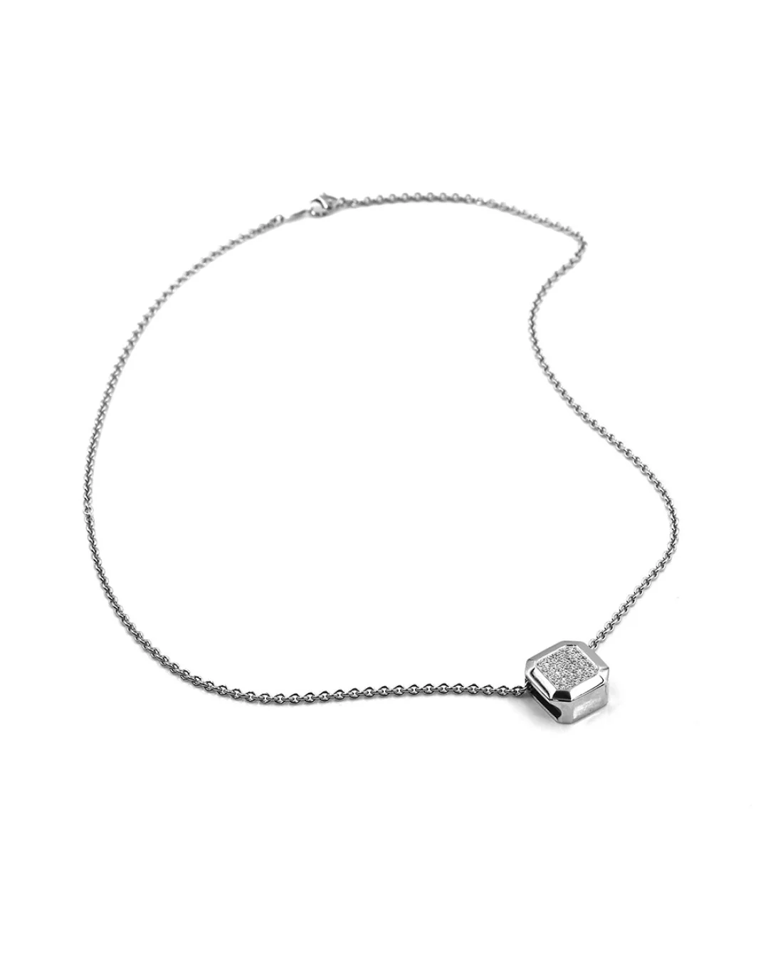 Diamond Necklace in Platinum - Image 2
