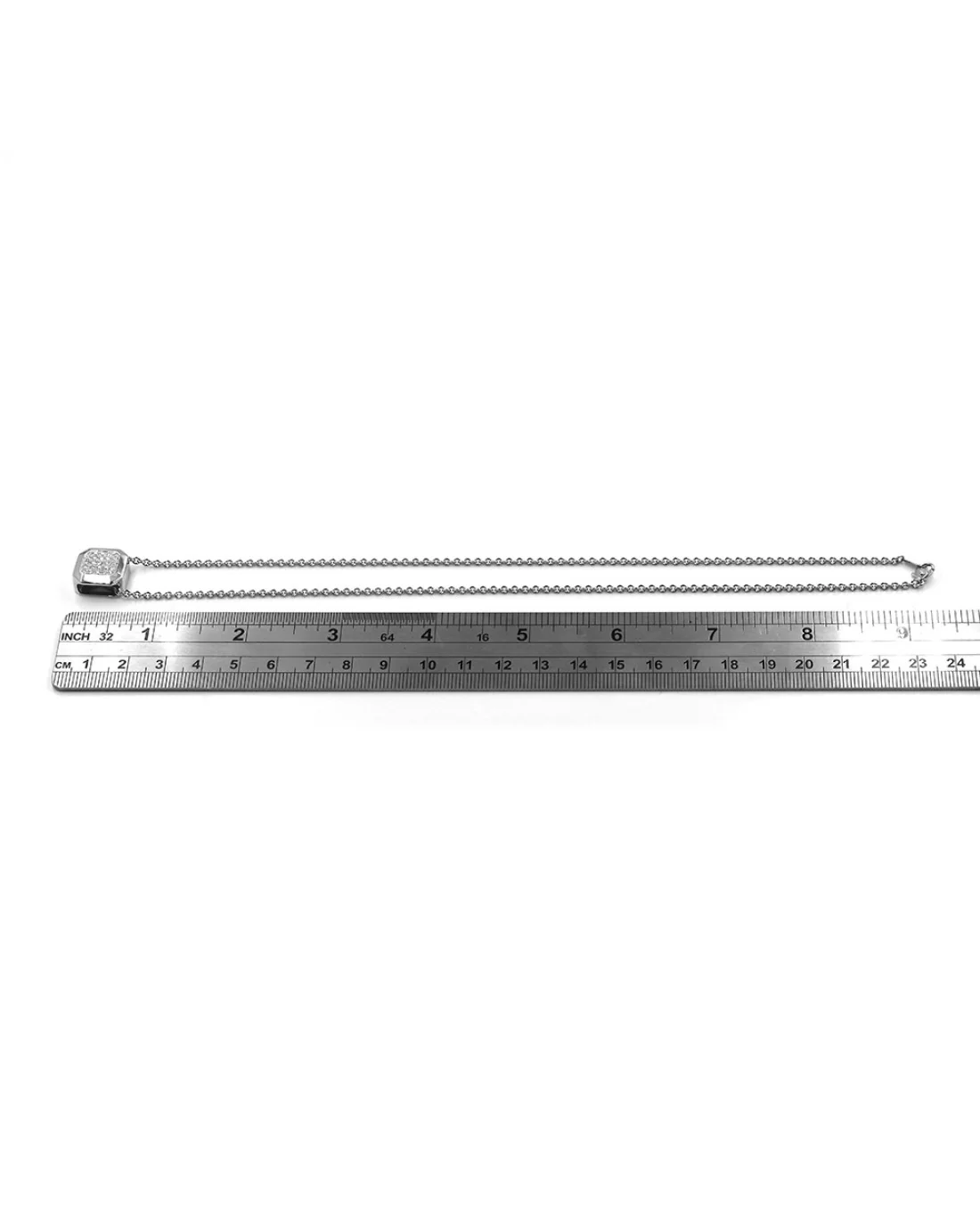 Diamond Necklace in Platinum - Image 4