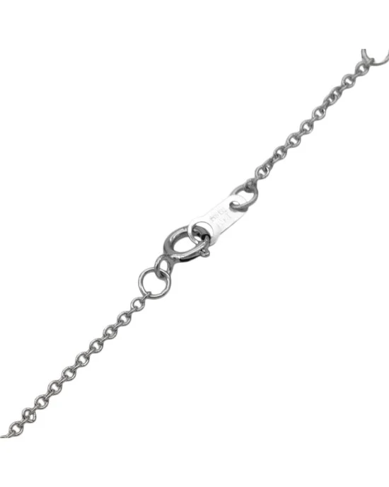 Diamond Open Cut Handbag Drop on Cable Chain - Image 2