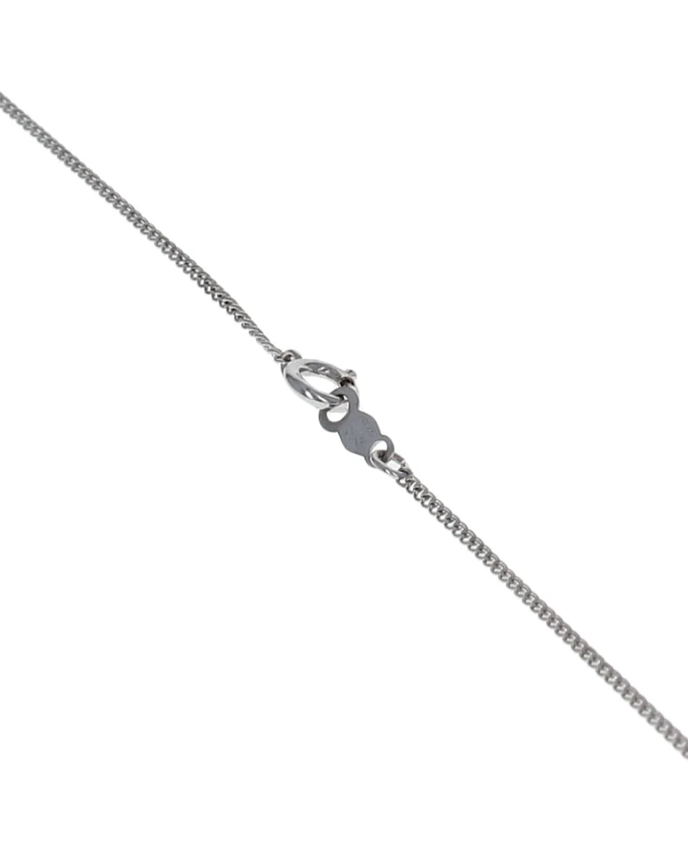 Diamond Open Heart Necklace in White Gold - Image 2