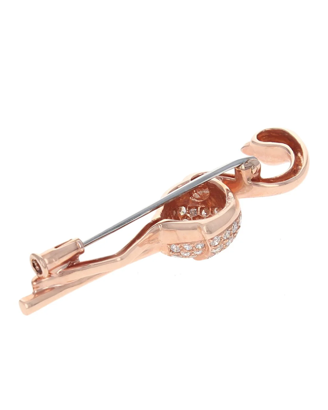 Diamond Pave Flamingo Pin - Image 2