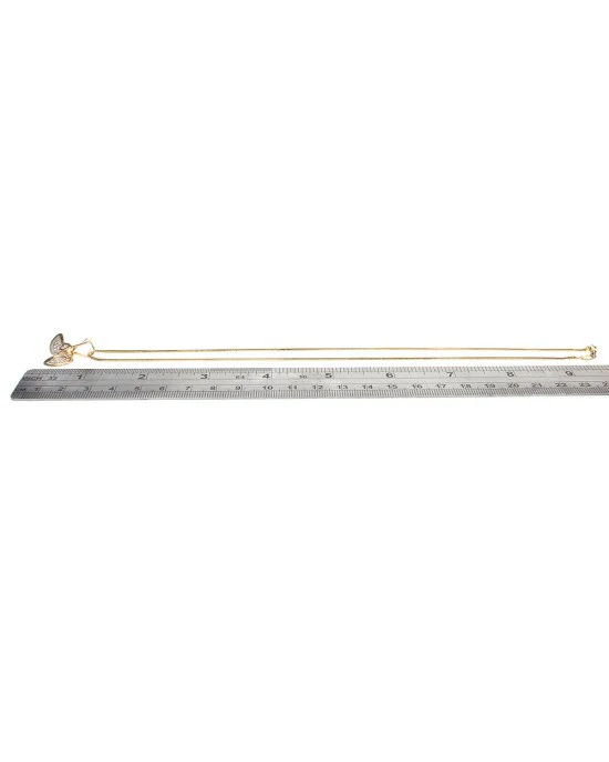Diamond Propeller Necklace in Yellow Gold - Image 3