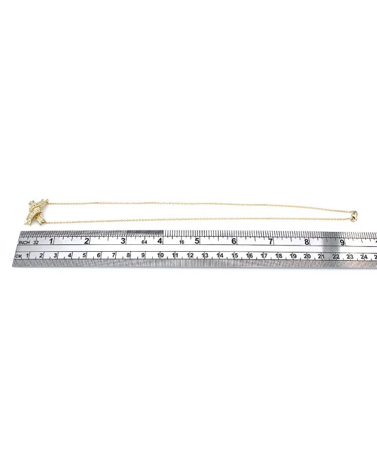 Diamond Ribbon Station Necklace - Image 3