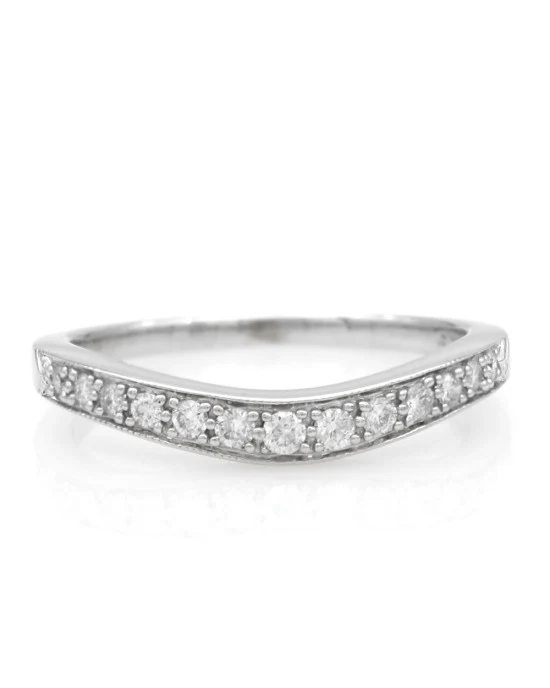 Diamond Ring Guard in White Gold - Image 2