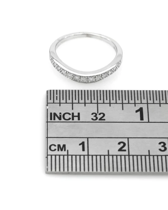 Diamond Ring Guard in White Gold - Image 3