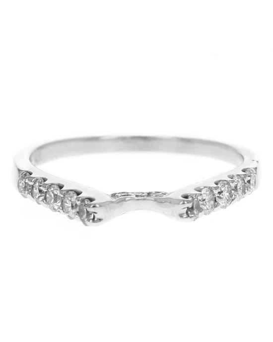 Diamond Ring Guard in White Gold - Image 2