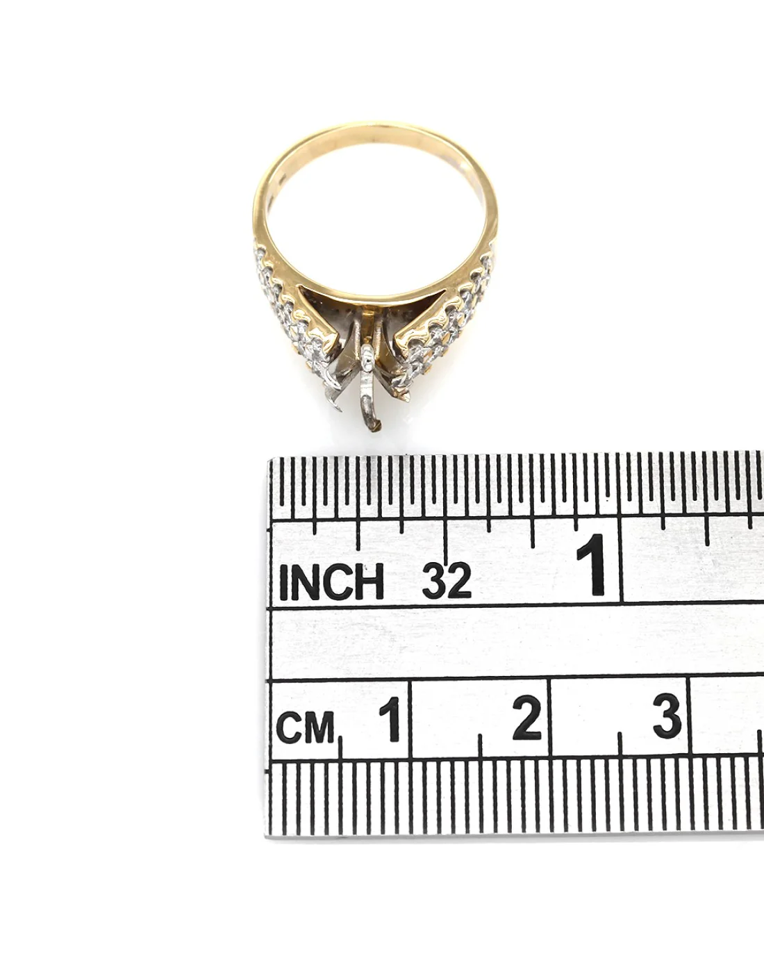 Diamond Ring Mounting in Gold - Image 2