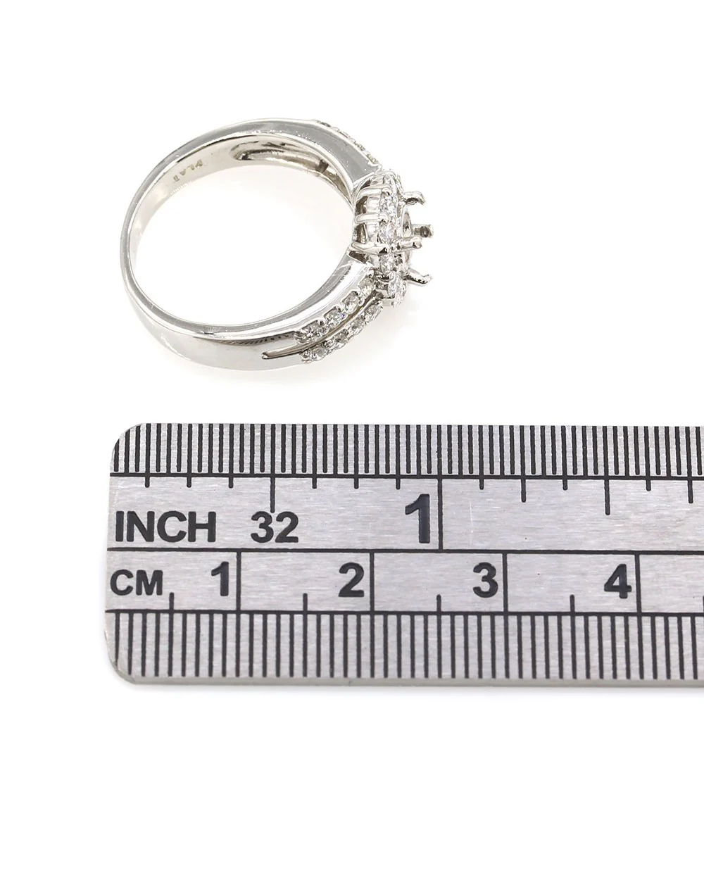 Diamond Ring Mounting in Platinum - Image 3