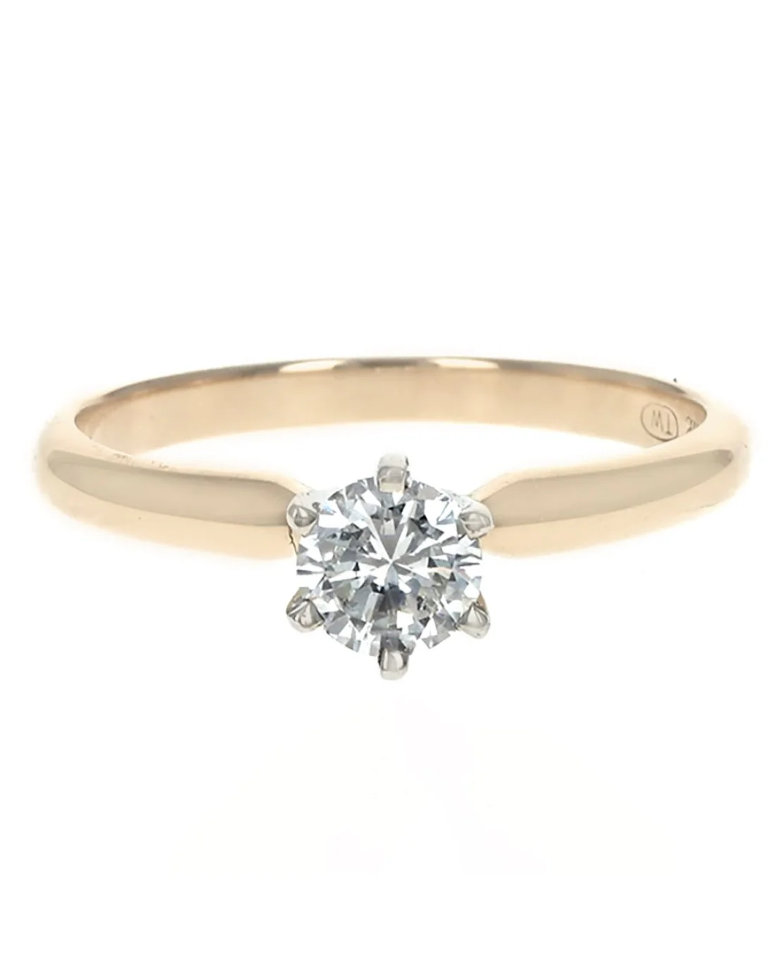 Diamond Solitaire Engagement Ring in Gold - Image 2