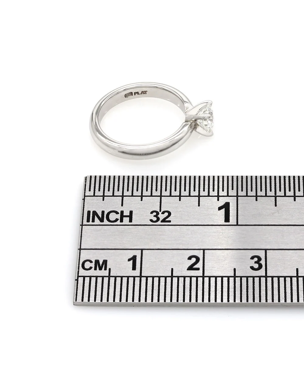 Diamond Solitaire Engagement Ring in Platinum - Image 3