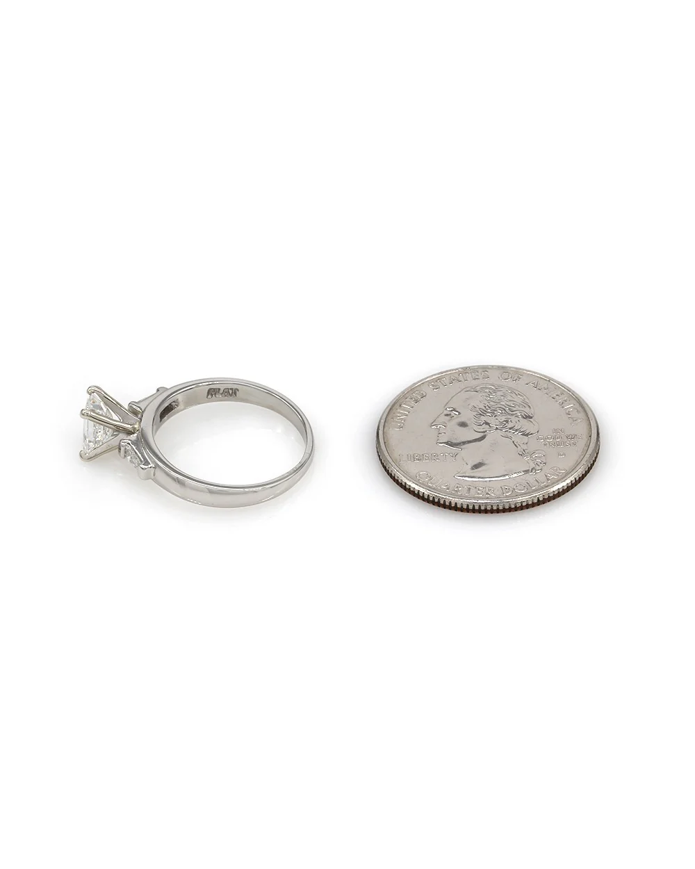 Diamond Solitaire Ring in Gold - Image 3