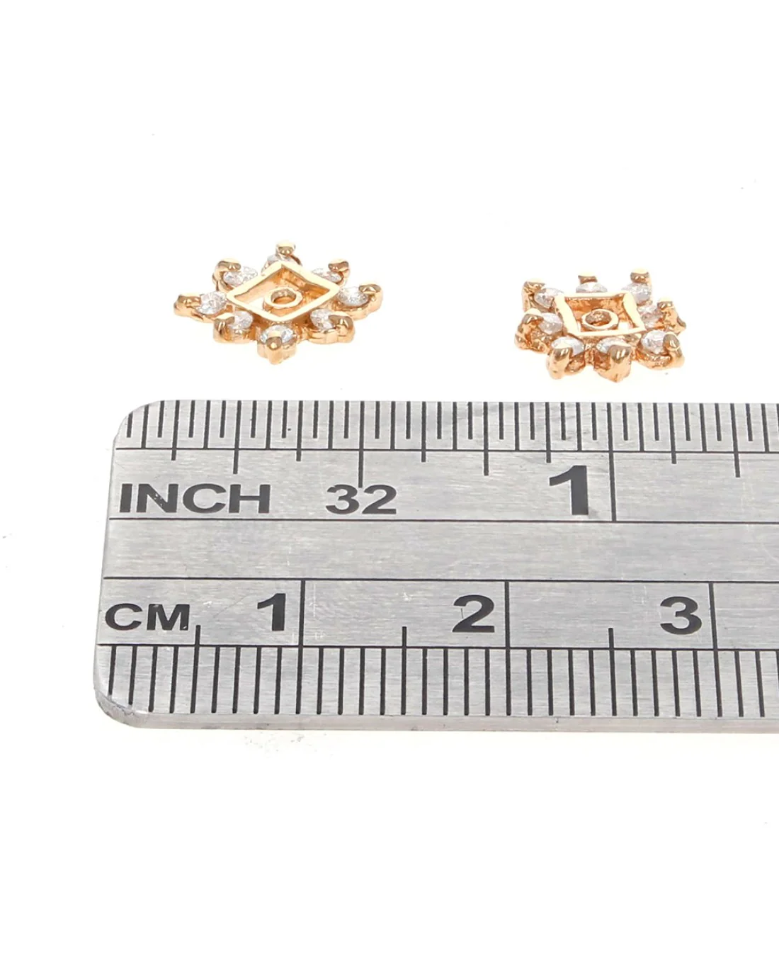 Diamond Square Earring Jackets - Image 3