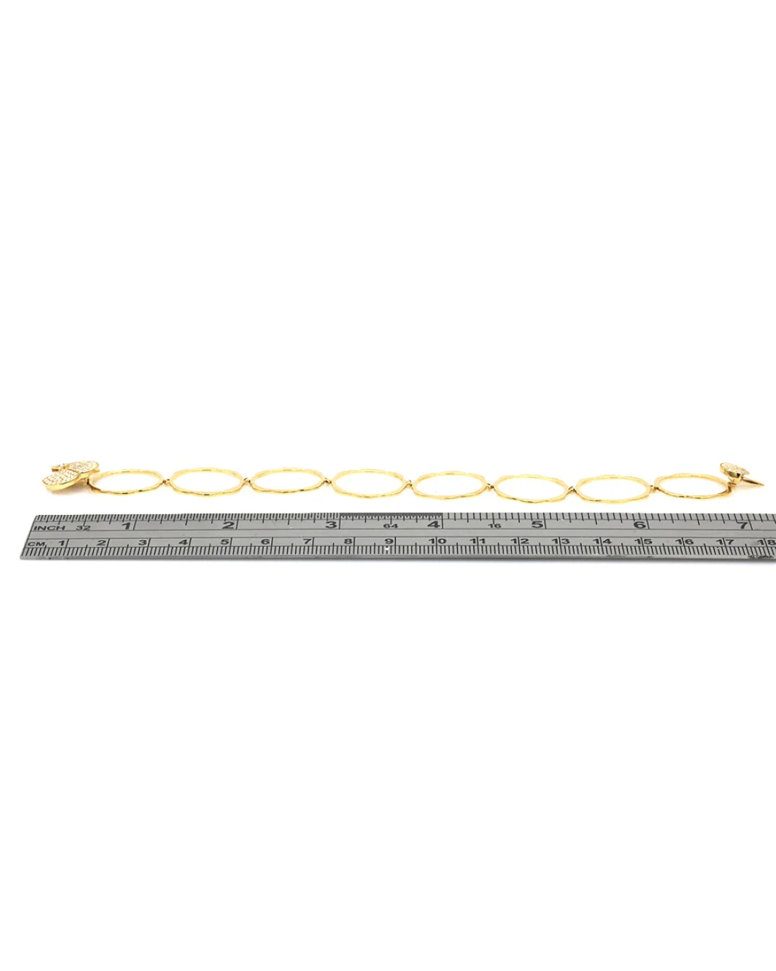 Diamond Station Collapsible Accordian Ring/Bracelet - Image 3