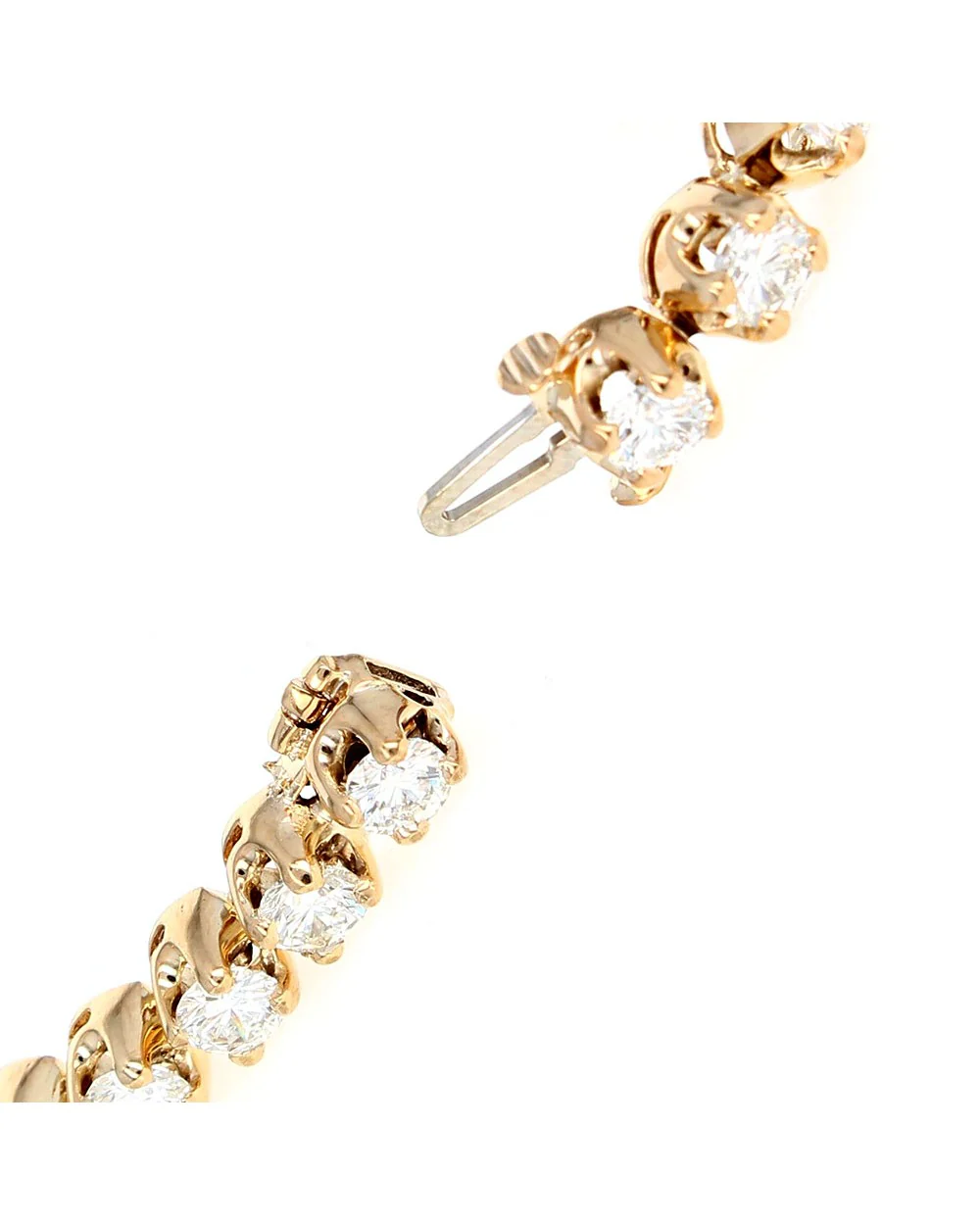 Diamond, Topaz, Amethyst and Green Tourmaline Bracelet - Image 2