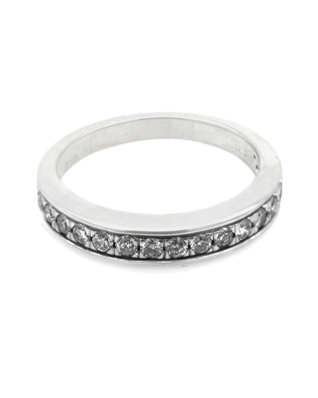 Diamond Wedding Band in White Gold - Image 2