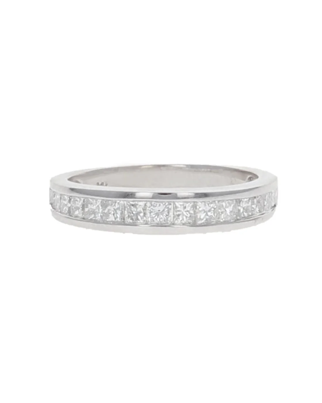 Diamond Wedding Band in White Gold - Image 2