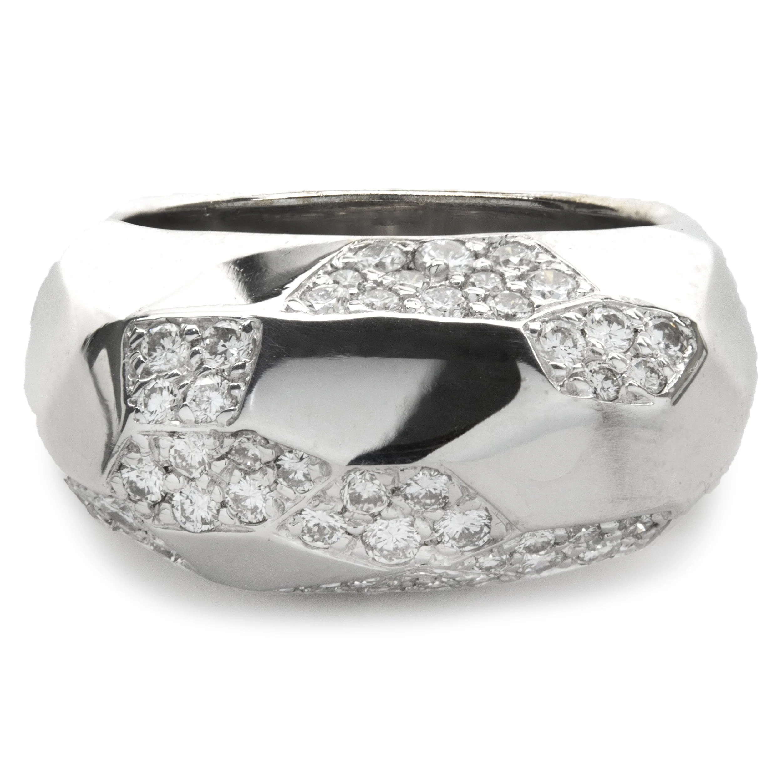 Didier Guerin Platinum & Diamond Fashion Ring