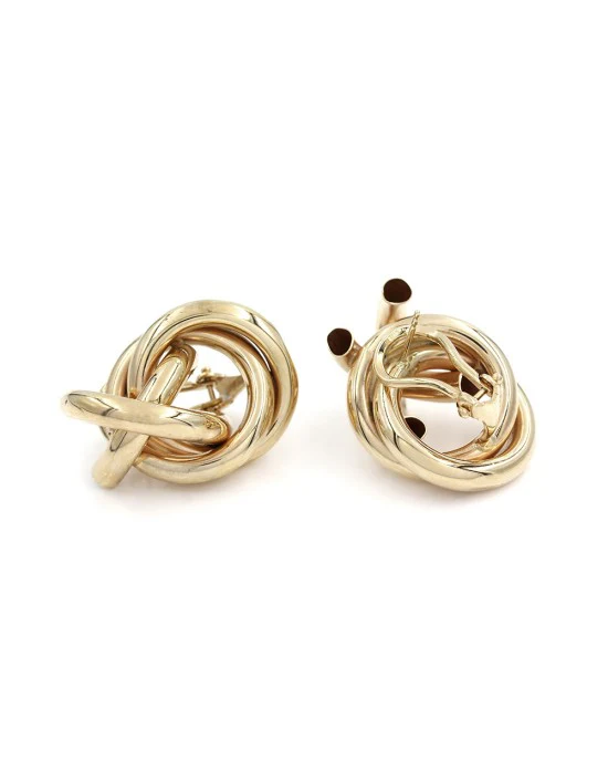 Doorknocker Earrings in Gold - Image 2