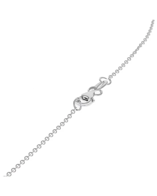 EFFY Diamond Lattice Drop Necklace in White Gold - Image 2