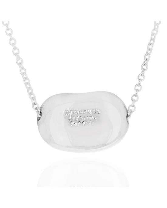 Elsa Peretti Bean Necklace in Sterling Silver