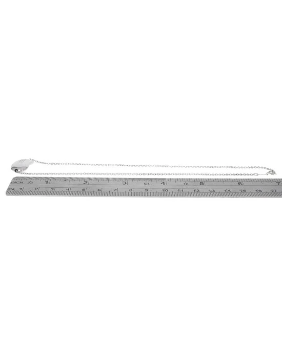 Elsa Peretti Bean Necklace in Sterling Silver - Image 3