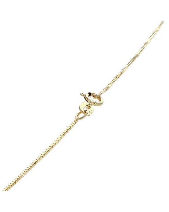 Emerald and Diamond 2 Tone Drop Necklace - Image 2