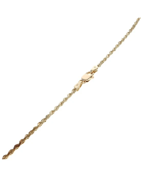 Emerald Cabochon and Diamond Drop on Rope Chain Necklace - Image 2
