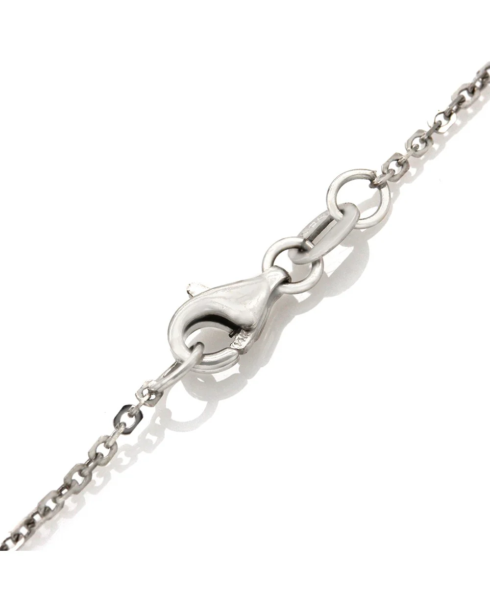 Emerald Cut Diamond Drop Pendant in 18kw - Image 2