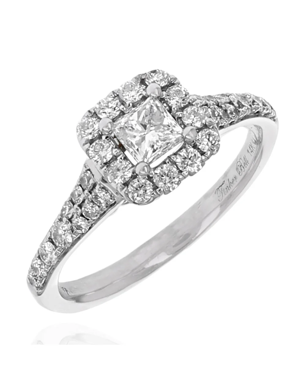 Enchanted Disney Tinkerbell Diamond Engagement Ring