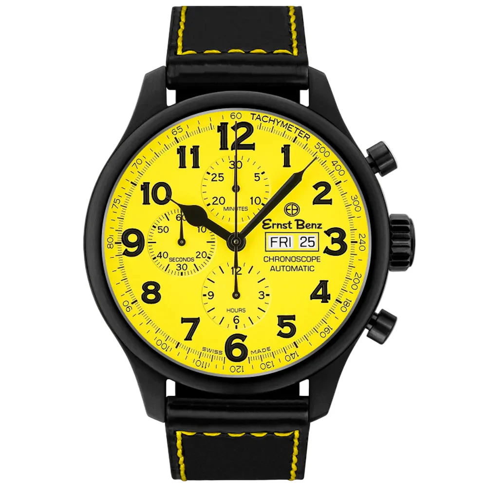 Ernst Benz Chronoscope DLC 47mm GC10119-DLC