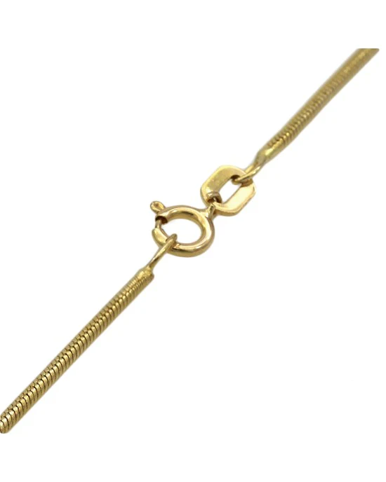 Ethiopian White Opal and Diamond Accent Drop Necklace in Yellow Gold - Image 2