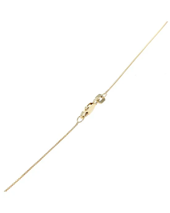 Fancy Cut Prasiolite Drop on Box Chain Necklace - Image 2