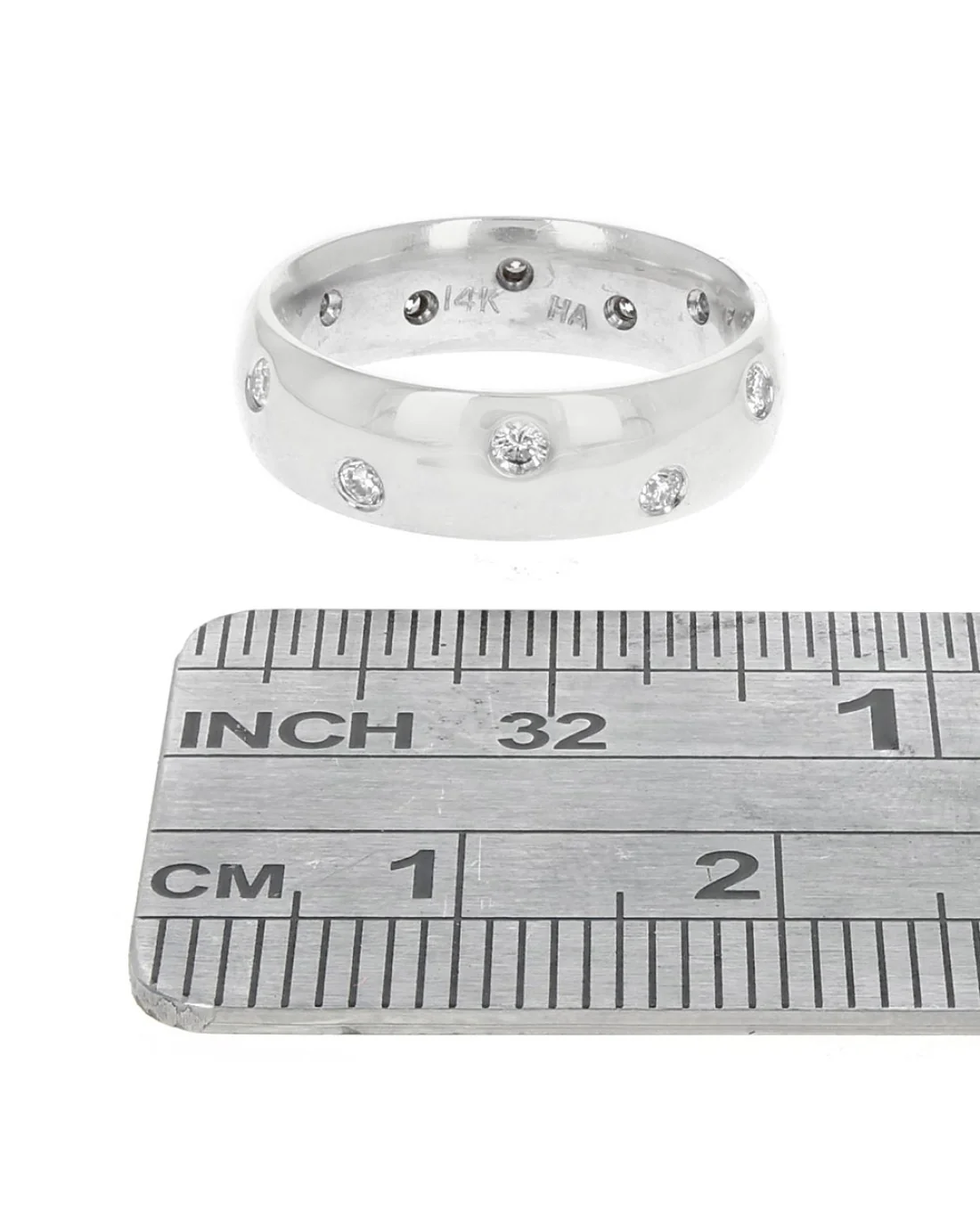 Flush Set Round Diamond Band - Image 3
