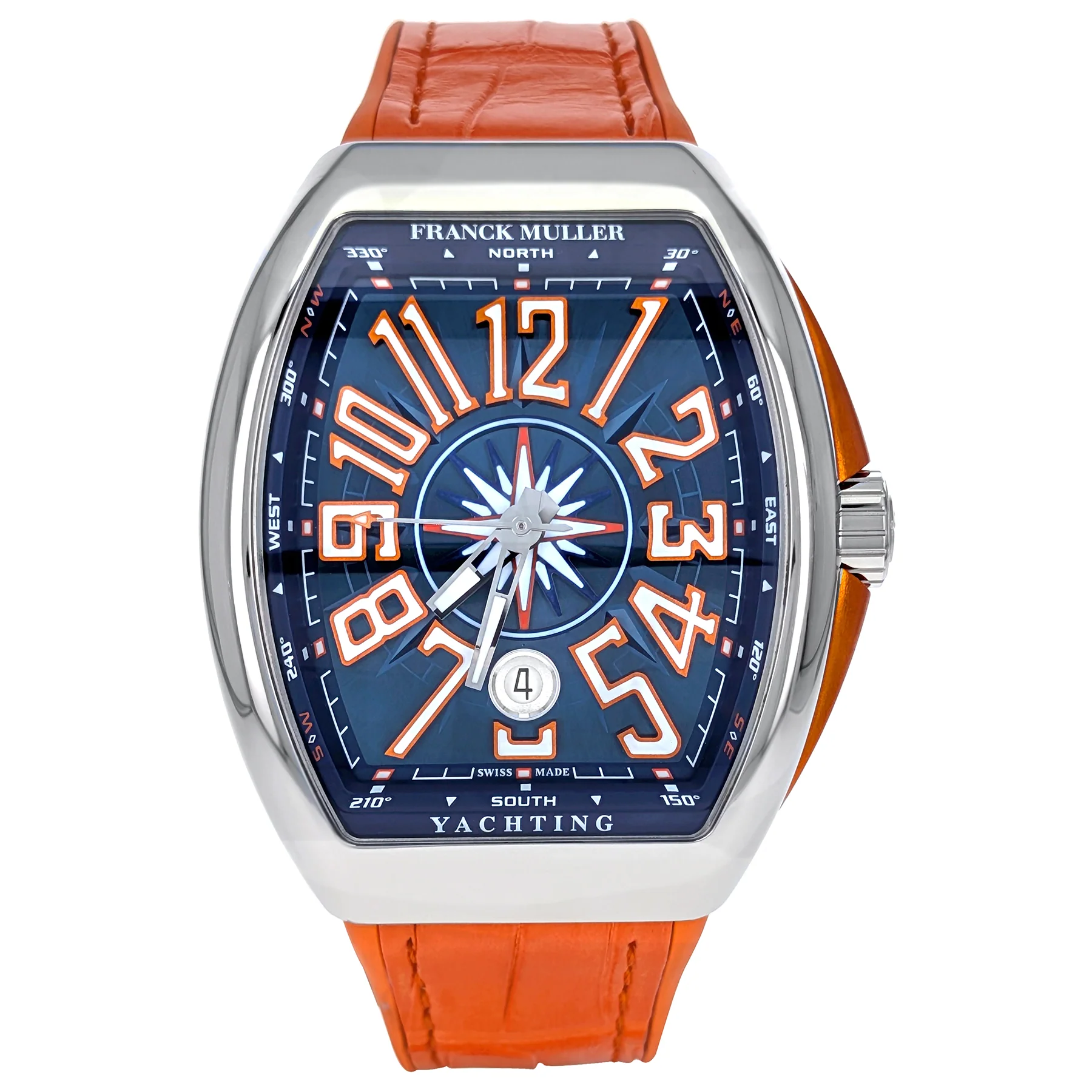 Franck Muller Vanguard Yachting 42.5mm Stainless Steel V43SCYACHTACBL-OR
