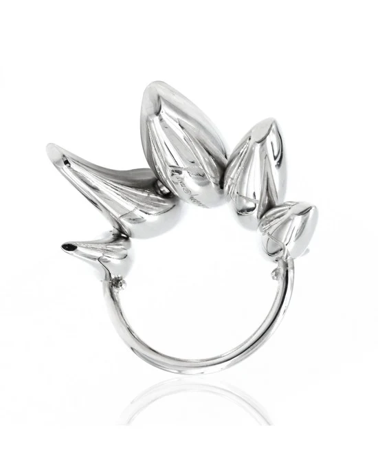 Frank Gehry Fish Ring in Sterling Silver - Image 4